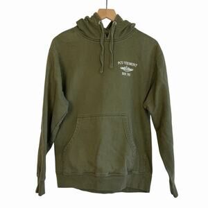 Mens PCU Vermont Submarine Green Hoodie Sweatshirt SSN792 Est M US Navy Dolphins